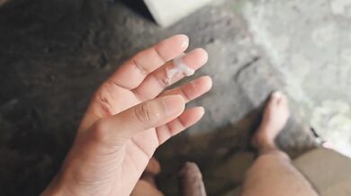 A Horny Boy Wishes a Very Happy New Year To His PH Family, Got Naked Outside In The Winter, Celebrates The Day With a Nasty Manly Jerkoff Moan And Cum
