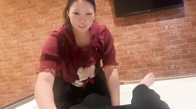 Japanese hot girl Junjun's hot blowjob se, bj, hj, handjob, amateur, back, rodeo, kiss,uncensored