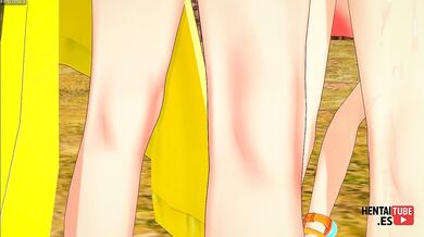 One Piece Hentai - Luffy fucks Nami and footjob