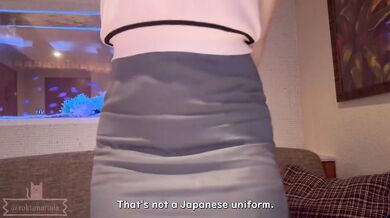 Raw sex with a week's worth of sperm poured into a very cute girlfriend's pussy/Japanese couple/amat