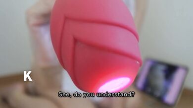[Vaginal wall] Shooting the vaginal wall with a small camera from a different angle.