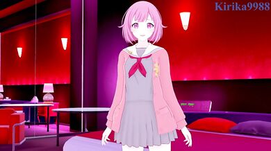 Emu Otori and I have intense sex at a love hotel. - Project SEKAI Hentai