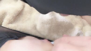 【個人撮影】黒スト破かれてクンニ、生挿入。。そのまま中出しされたままクチュクチュピストン。。