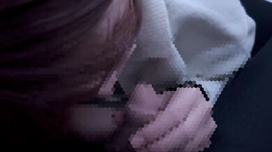 Massive ejaculation by her too-good blowjob with a pent-up libido!