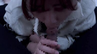 Massive ejaculation by her too-good blowjob with a pent-up libido!