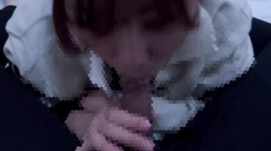 Massive ejaculation by her too-good blowjob with a pent-up libido!