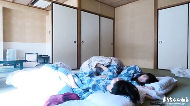 Peek at an amateur couple having sex in a spa inn