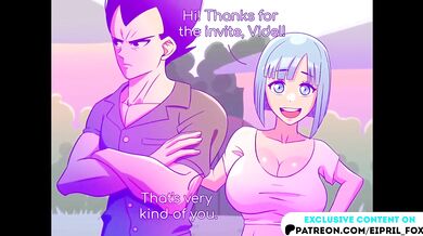 Busty Bulma got Hot Creampie from Vegeta! Dragon Ball Animated Hentai