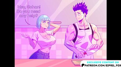 Busty Bulma got Hot Creampie from Vegeta! Dragon Ball Animated Hentai