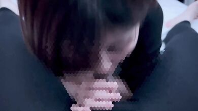 Erotic girlfriend excitedly says "delicious" as she is made to suck deep into her mouth.