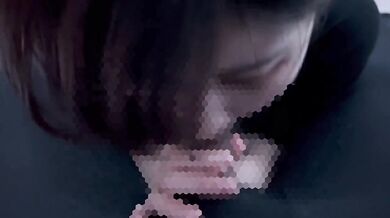 Erotic girlfriend excitedly says "delicious" as she is made to suck deep into her mouth.