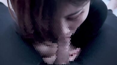 Erotic girlfriend excitedly says "delicious" as she is made to suck deep into her mouth.