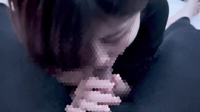 Erotic girlfriend excitedly says "delicious" as she is made to suck deep into her mouth.