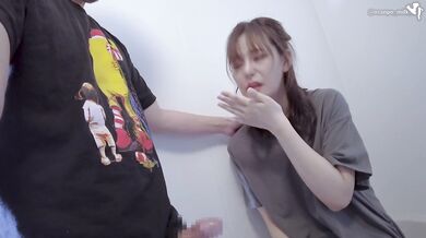 寝取られフェラバックお風呂に連れていかれ…勝手にイってたフォロワーさん（日本人素人）