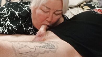 blowjob from stepmom and cum swallowing