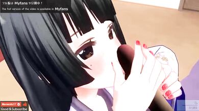 淫語ボイスアニメ　実はド淫乱な淑女がたっぷりフェラ、アナルにおねだり　ASMR
