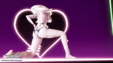 [MMD] Ahri Hot Erotic Dance League of Legends Hentai Uncensored 4K 60FPS