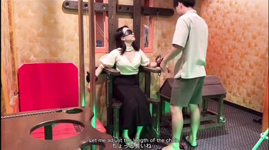 Japanese Sex Slave BDSM Bondage - Tied up Vibrator and Hardcore Doggy