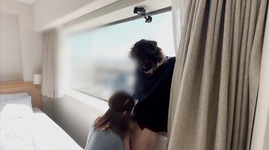 A Married Woman Who Silently Stays With Her Husband And Has Sex With A Fully Exposed Glass