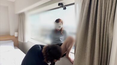 A Married Woman Who Silently Stays With Her Husband And Has Sex With A Fully Exposed Glass