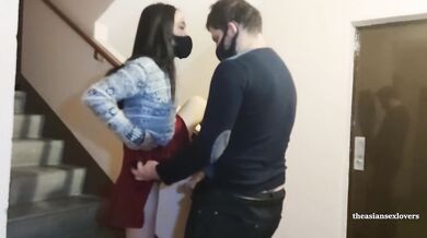 we fuck in the stairwell of a friend's building