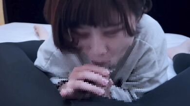 She wants sperm and gets excited by a shy, gobbling blowjob.