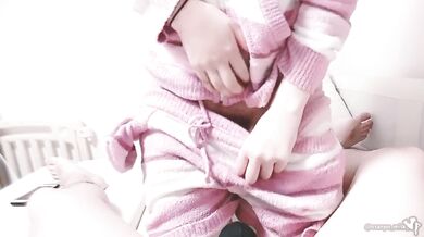 （個人撮影）騎乗位が好きすぎる彼女の腰振り、我慢できず大量中だし（再編）　japanese amateur sex