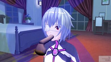 Uncensored Japanese hentai anime Evangelion Rei Ayanami defloration