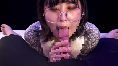College girl student cum in mouth with blowjob before going out
