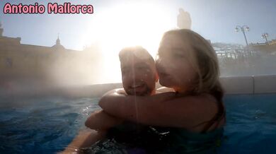 Fucking A Slutty French Teen in Thermal Bath of Budapest
