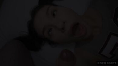 CUM DUMPSTER LIFE - 18 Yo College Teen Matty USED By Her Ruthless Landlord