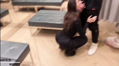Sex At Mall In Dressroom With Fit Girl