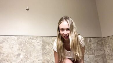 SQUIRTING AT MY MOMS EYE DOCTOR APPOINTMENT