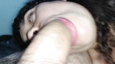 daddy cums on my giant lips, i love drinking milk for breakfast