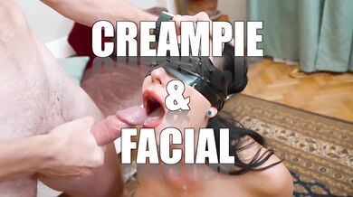 Step mom came to step son's house after fight with husband and fuck in share bed till get cum inside