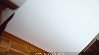 DAY 4 - Step mom share bed in hotel room with Step son Surprise fuck creampie for Step mother