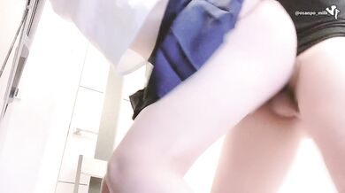 （個人撮影）学校帰りの可愛すぎる素人パイパンJDを後ろから生ハメ高速ピストンSEX（コスプレ）학교에서 집으로 돌아 오는 길에 너무 귀여운 일본 여성 뒤에서 섹스