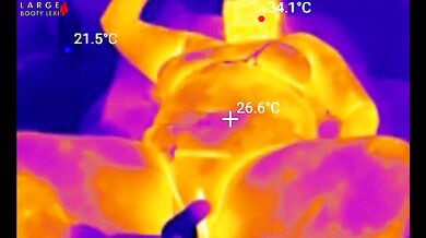 First BBC Sex Machine Fuck: Oiled Up BBW Cums Hard on Your Massive Cock, 15 Min Ride and Cum Countdown, POV Thermal