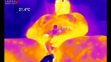 First BBC Sex Machine Fuck: Oiled Up BBW Cums Hard on Your Massive Cock, 15 Min Ride and Cum Countdown, POV Thermal