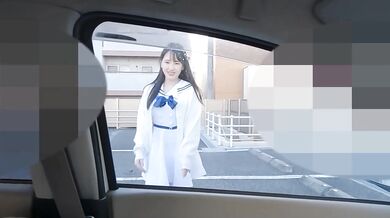 Cute Japanese Idol①Access the back red.Suddenly gave me blowjob & handjob in the car.
