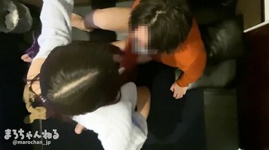 【中出し】ネカフェでこっそり生ハメsexをして種付け大量中出しする変態欲情カップル　素人/個人撮影/ハメ撮り/個室/正常位/盗撮風/まろちゃんねる