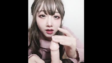 Nana Channel kawaii Amateur Japanese masturbate with a dildo!