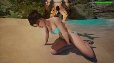 Wild Life Temple Raider Porn Game (part 01) Tomb Rider Parody game