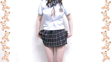 【hentai】First time to speak out Changing into a japanese student girl change of clothes