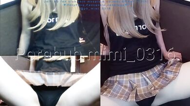 I am a Japanese amateur. I am not allowed to masturbate while delivering...