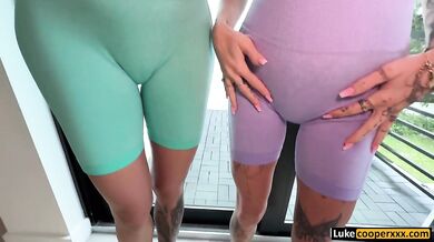 My Stepmom and Her Friend Cheer Me Up With Their BIG TITS - Danae Mari - Lacey Jayne - Luke Cooper