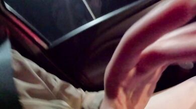 Getting take away after the new years party and fingering my girl in the drive through then getting my dick sucked on the way home before sex