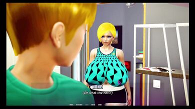 GAMESFORALL-PROLOGUE PART 3.5 MY stepmon catches my pornvideos and she is so happy, lucky me,huge tits stepmom,horny crazy stepmom,deepthroat,sex,MILF