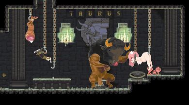 Hot Busty Babe Lost in a Sex Dungeon of Mythical Creatures | Hentai Pixel Game (Action)