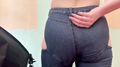 MistressMord Jean Ass Scratching ASMR